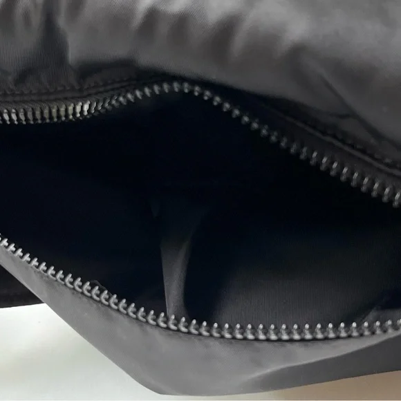 Prada Authentic Logo Stripe Messenger Bag Tessuto - Picture 7 of 16